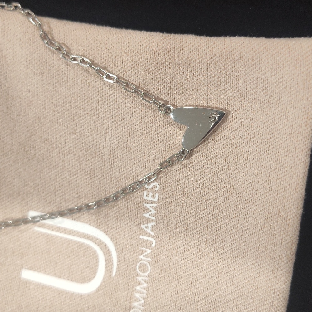 Uncommon James Mini White Heart Necklace - Picture 5 of 8